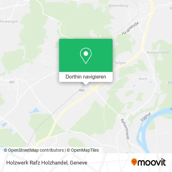 Holzwerk Rafz Holzhandel Karte