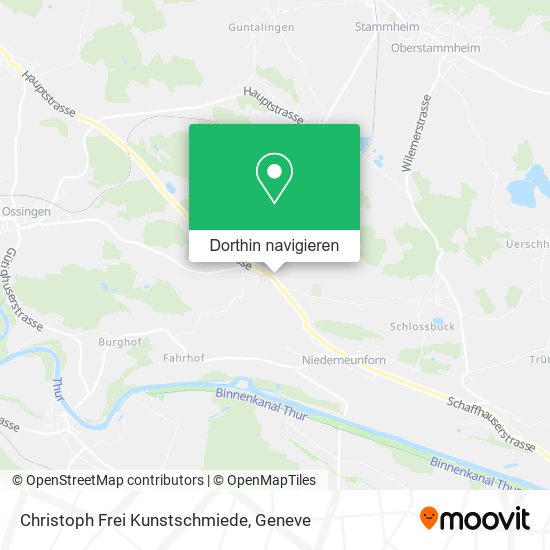 Christoph Frei Kunstschmiede Karte