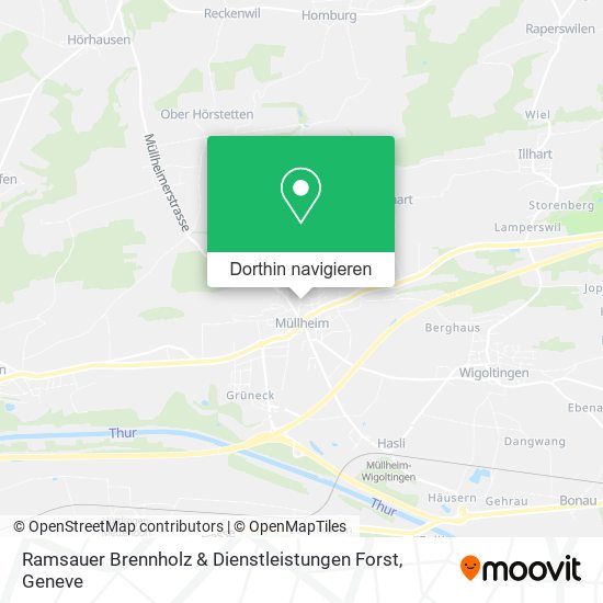 Ramsauer Brennholz & Dienstleistungen Forst Karte