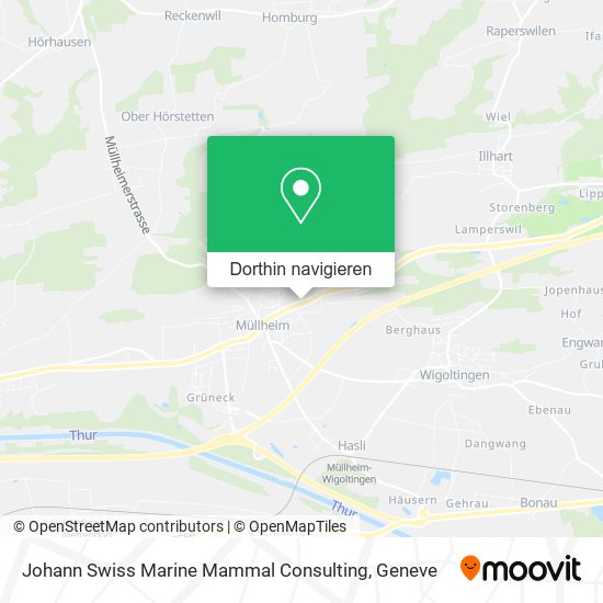 Johann Swiss Marine Mammal Consulting Karte