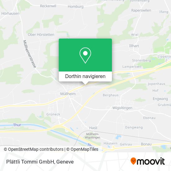 Plättli Tommi GmbH Karte
