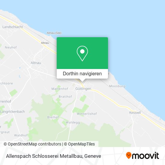 Allenspach Schlosserei Metallbau Karte