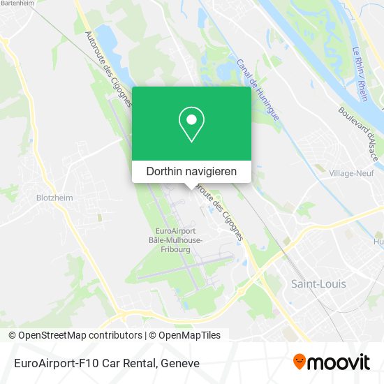 EuroAirport-F10 Car Rental Karte