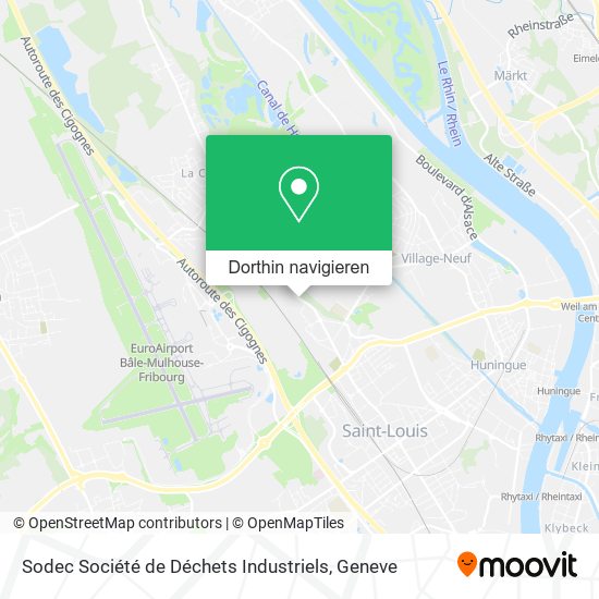 Sodec Société de Déchets Industriels Karte