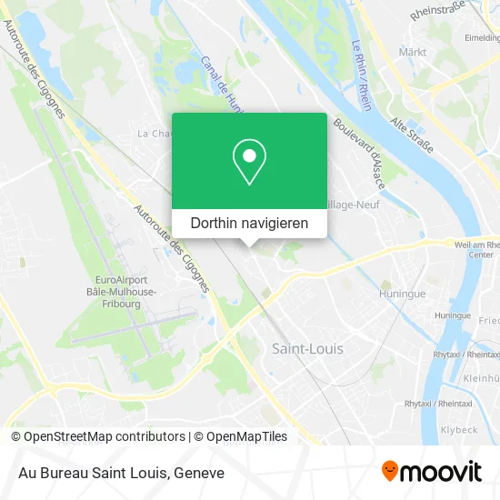Au Bureau Saint Louis Karte