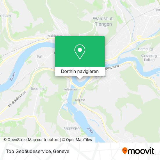 Top Gebäudeservice Karte