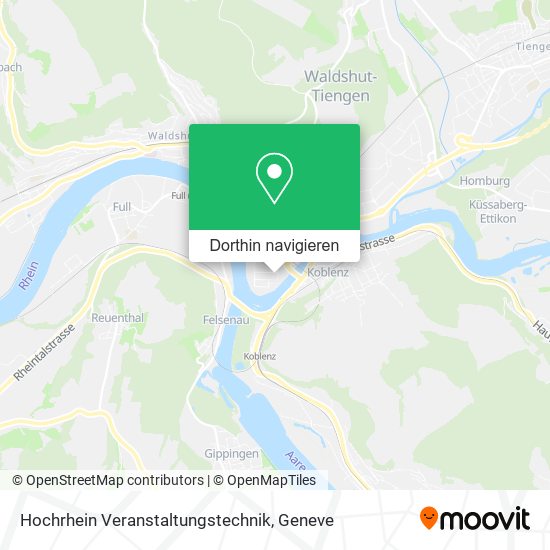 Hochrhein Veranstaltungstechnik Karte