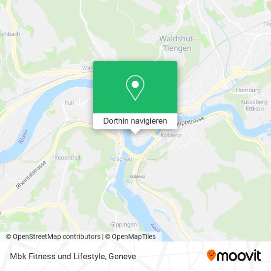 Mbk Fitness und Lifestyle Karte