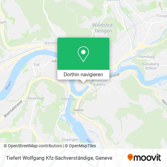 Tiefert Wolfgang Kfz-Sachverständige Karte