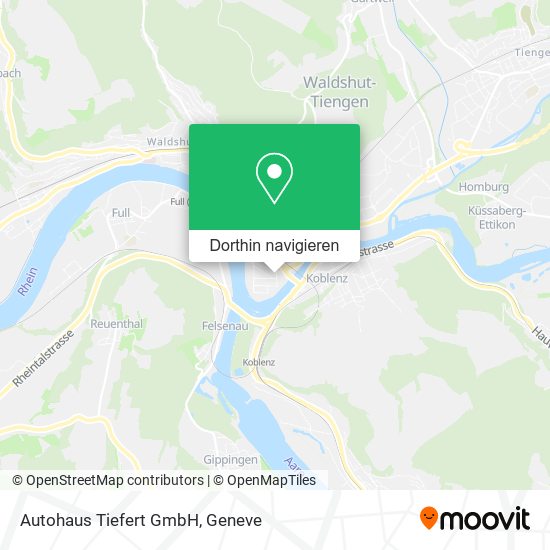 Autohaus Tiefert GmbH Karte