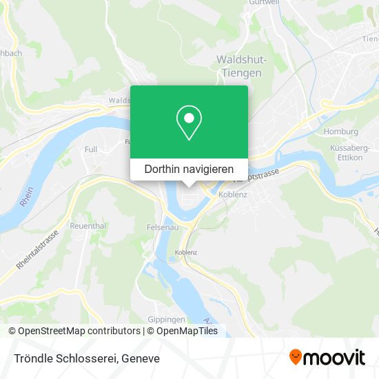 Tröndle Schlosserei Karte