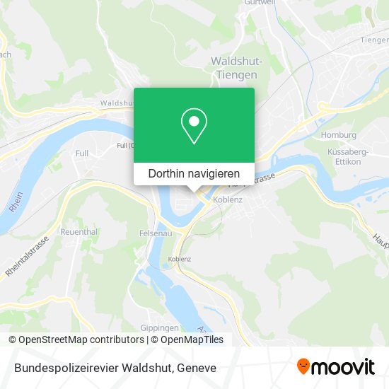 Bundespolizeirevier Waldshut Karte