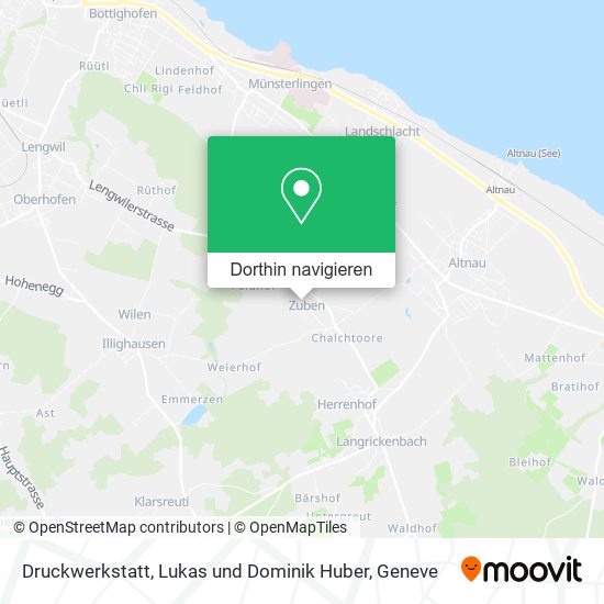Druckwerkstatt, Lukas und Dominik Huber Karte