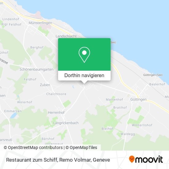 Restaurant zum Schiff, Remo Volmar Karte