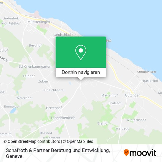 Schafroth & Partner Beratung und Entwicklung Karte