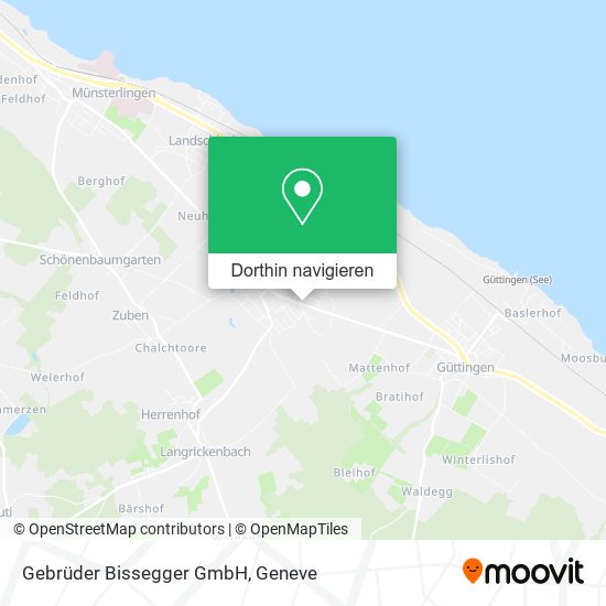 Gebrüder Bissegger GmbH Karte