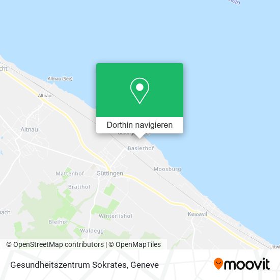 Gesundheitszentrum Sokrates Karte