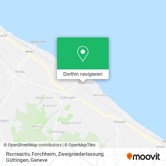 Rscreactiv, Forchheim, Zweigniederlassung Güttingen Karte