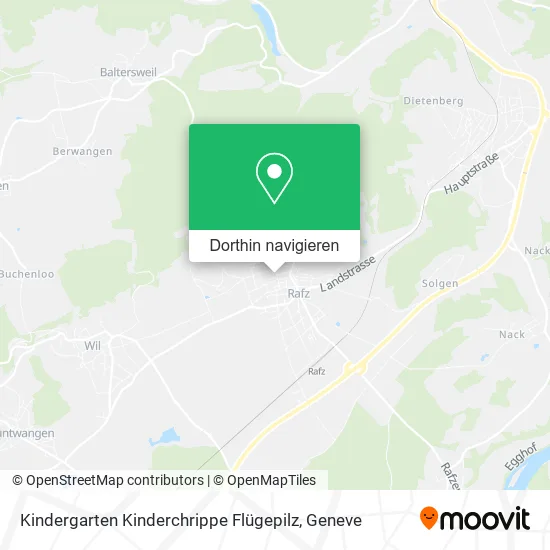Kindergarten Kinderchrippe Flügepilz Karte