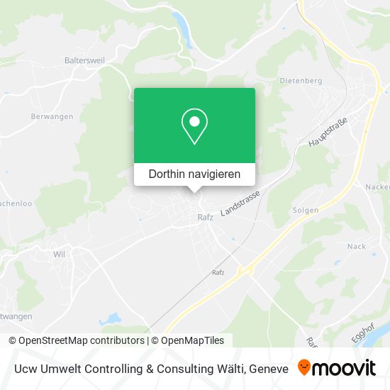 Ucw Umwelt Controlling & Consulting Wälti Karte