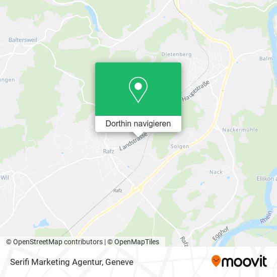 Serifi Marketing Agentur Karte