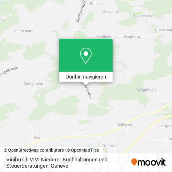 Vinibu.Ch VIVI Niederer Buchhaltungen und Steuerberatungen Karte