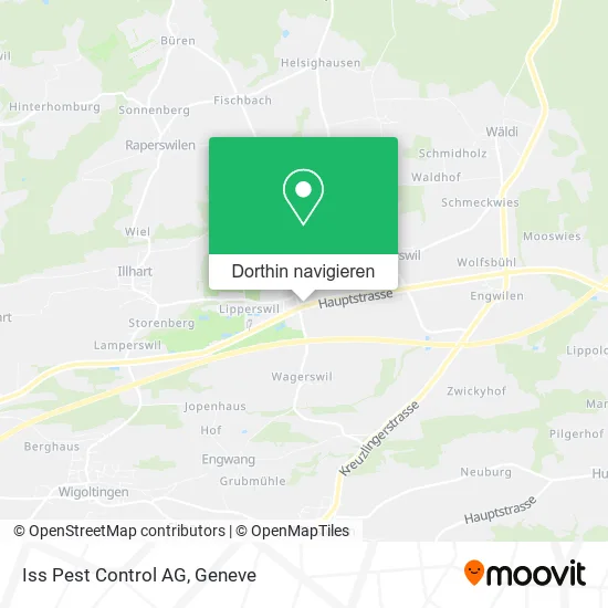 Iss Pest Control AG Karte