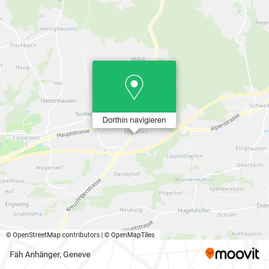 Fäh Anhänger Karte