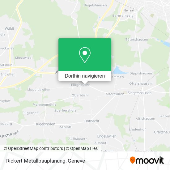 Rickert Metallbauplanung Karte