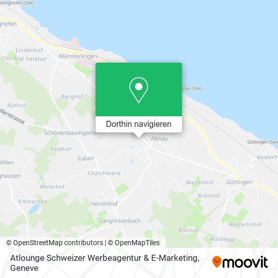 Atlounge Schweizer Werbeagentur & E-Marketing Karte