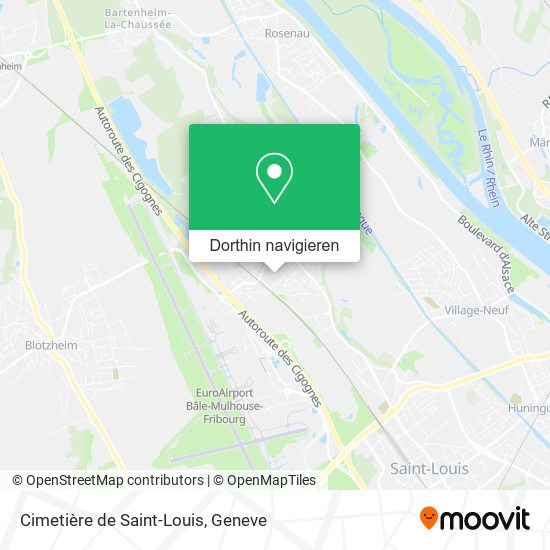 Cimetière de Saint-Louis Karte