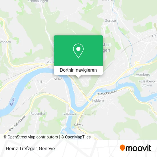 Heinz Trefzger Karte