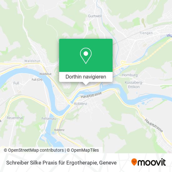 Schreiber Silke Praxis für Ergotherapie Karte