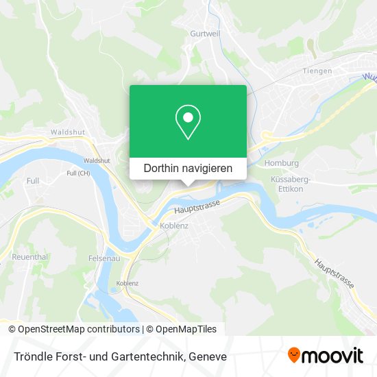 Tröndle Forst- und Gartentechnik Karte