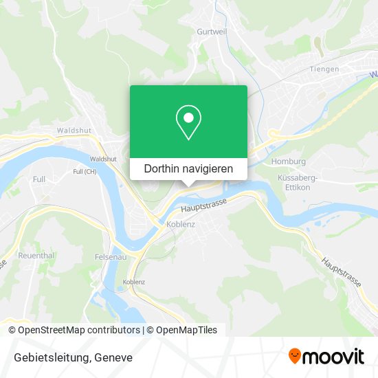 Gebietsleitung Karte