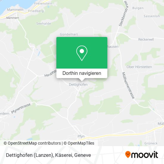 Dettighofen (Lanzen), Käserei Karte