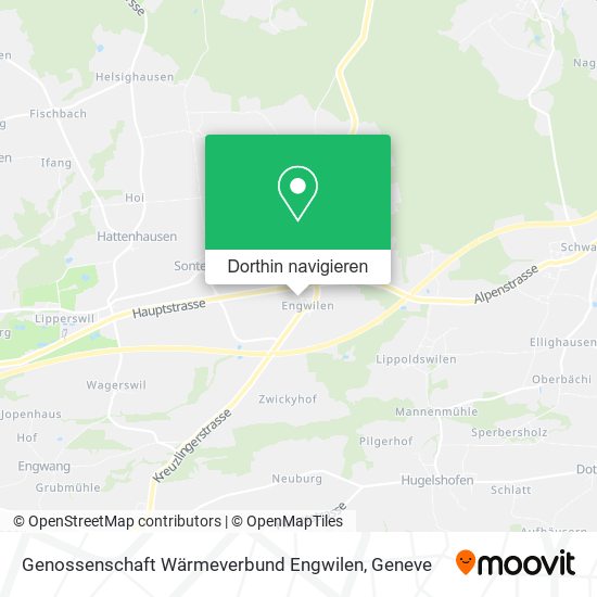 Genossenschaft Wärmeverbund Engwilen Karte
