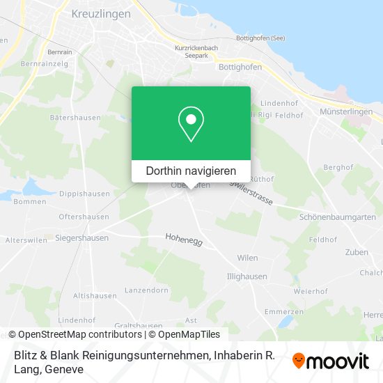 Blitz & Blank Reinigungsunternehmen, Inhaberin R. Lang Karte