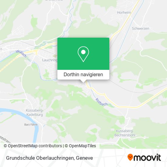 Grundschule Oberlauchringen Karte