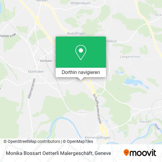 Monika Bossart Oetterli Malergeschäft Karte