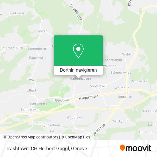Trashtown. CH Herbert Gaggl Karte
