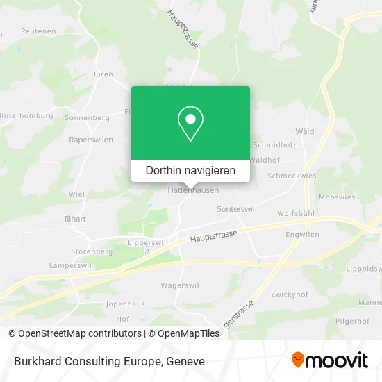 Burkhard Consulting Europe Karte