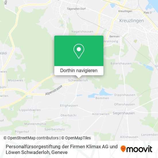 Personalfürsorgestiftung der Firmen Klimax AG und Löwen Schwaderloh Karte