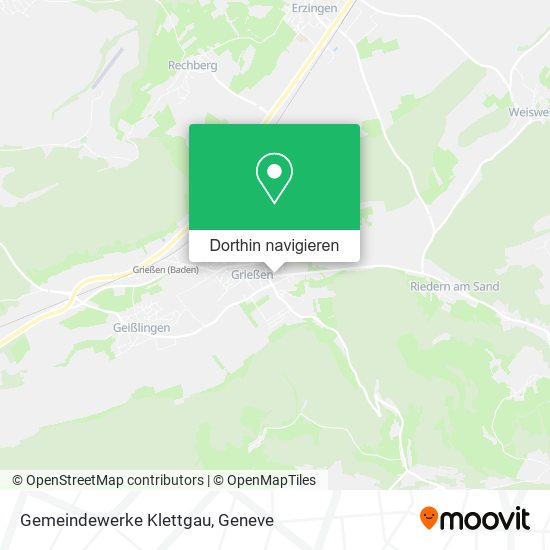 Gemeindewerke Klettgau Karte