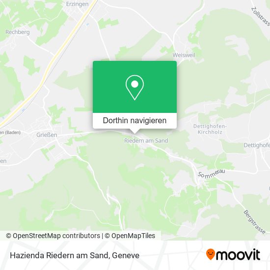 Hazienda Riedern am Sand Karte