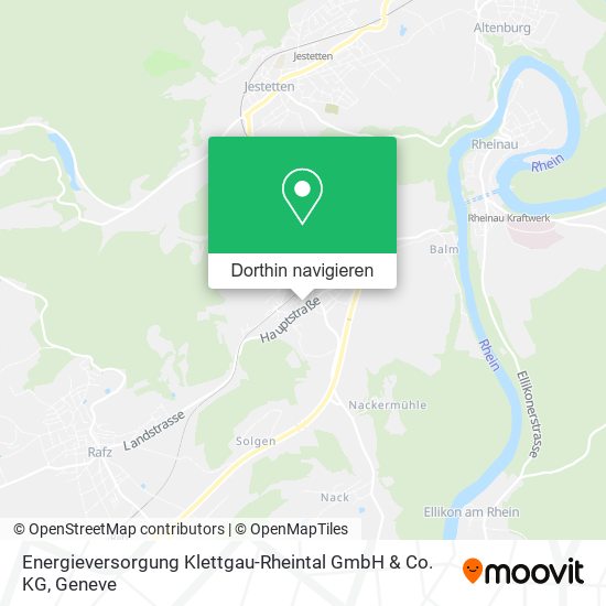 Energieversorgung Klettgau-Rheintal GmbH & Co. KG Karte