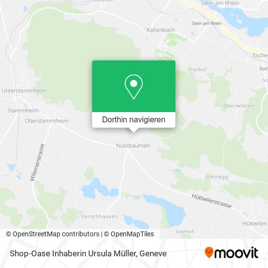 Shop-Oase Inhaberin Ursula Müller Karte
