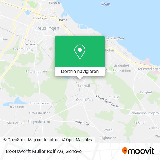 Bootswerft Müller Rolf AG Karte