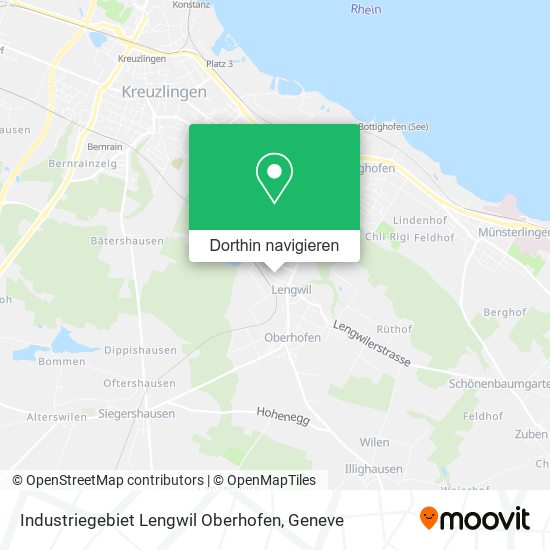 Industriegebiet Lengwil Oberhofen Karte