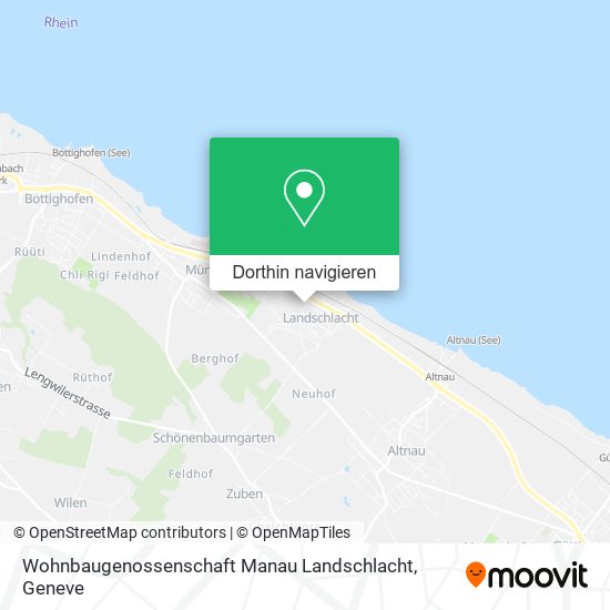 Wohnbaugenossenschaft Manau Landschlacht Karte